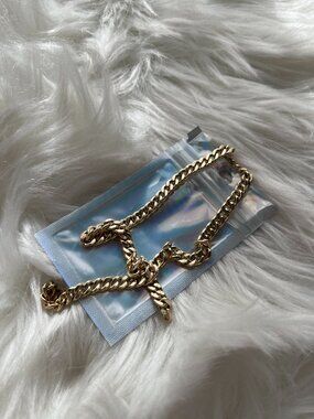 10K Yellow Gold Hollow Curb Chain